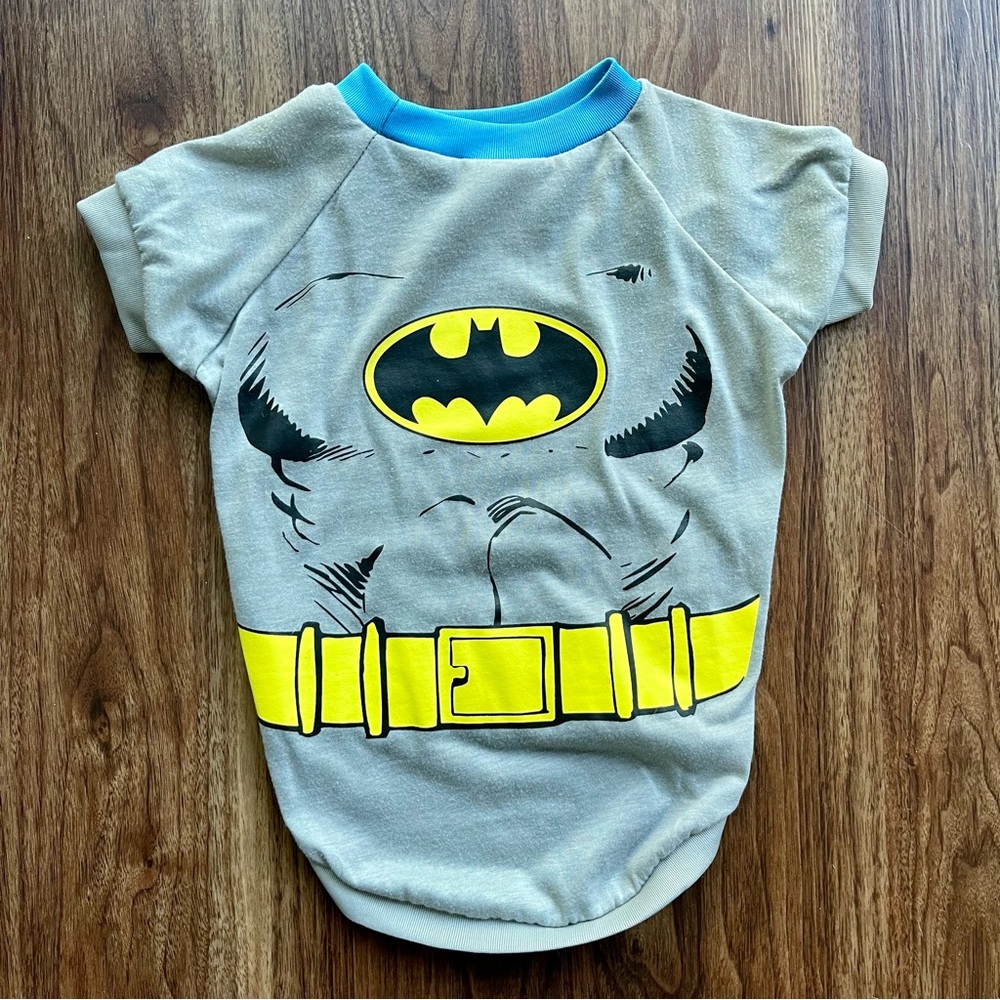 DC Comics Batman Dog Costume Tshirt Pet Halloween By Top Paw Size Large